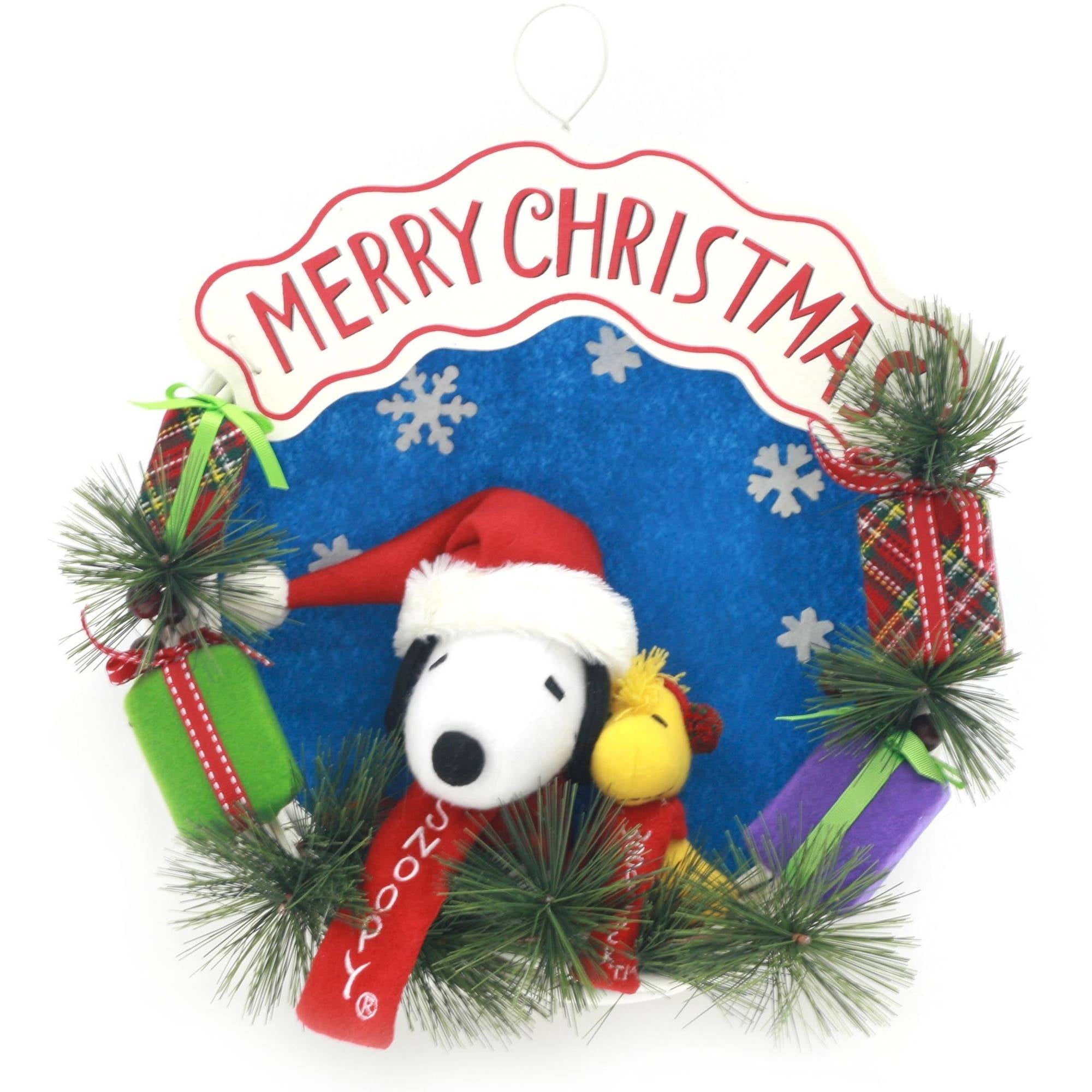 Snoopy Christmas Wreath 