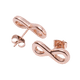 thumbnail image 2 of Aretes de Mujer LuckyLy Eva Acero Inoxidable Baño Oro Rosa 18k Plata UNITALLA, 2 of 7