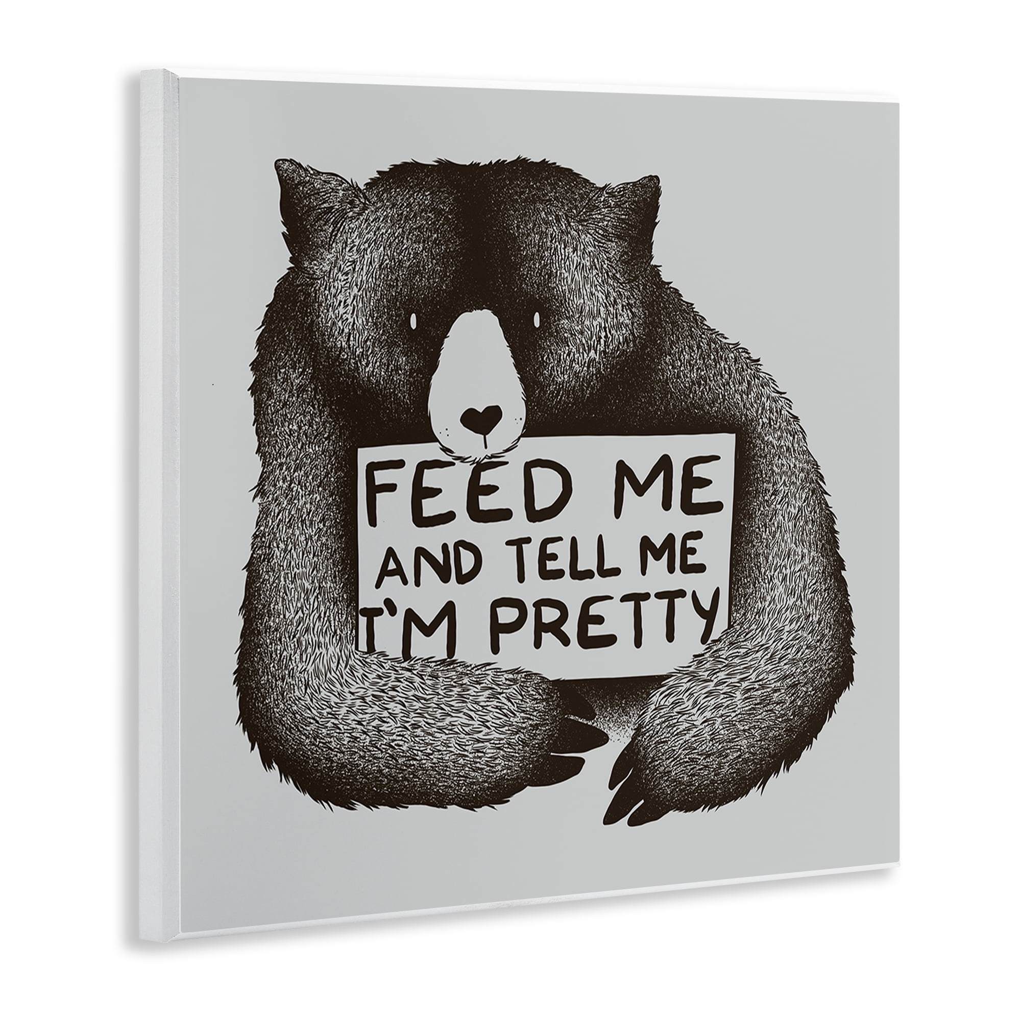 Stupell Industries Feed & Tell Me I'm Pretty Wall Plaque Art, design by Tobe Fonseca