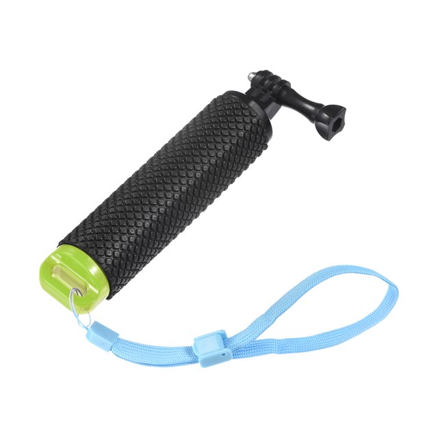 Unique Bargains Poignée Flottante Étanche pour Perche à Selfie avec Sangle de Poignet Réglable, Vert & Noir