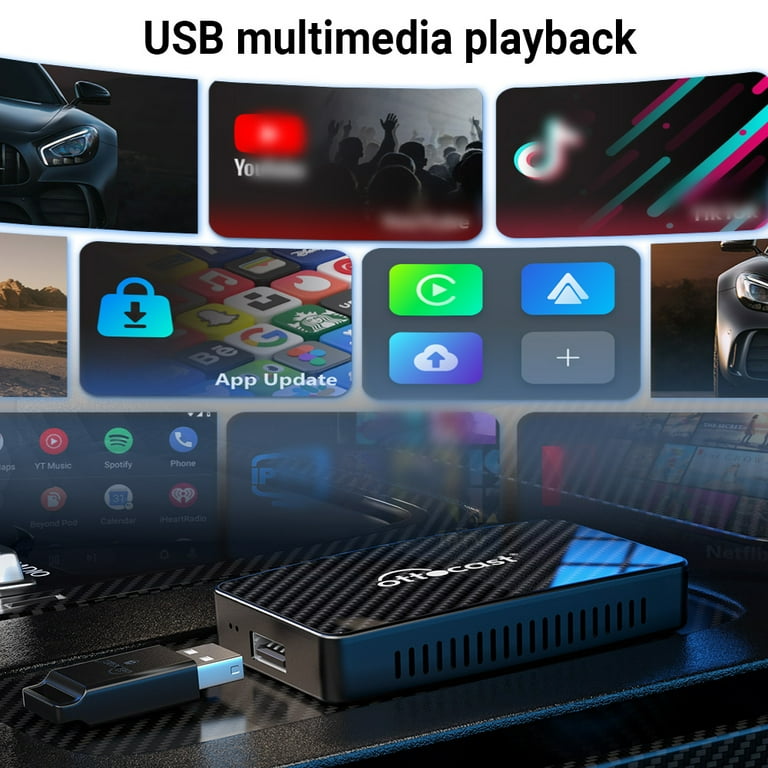 Ottocast Play2Video Pro Wireless CarPlay Android Auto All-in-one