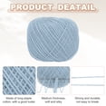 thumbnail image 3 of 164 Yards Size 3 Sky Blue Cotton Crochet Thread Lace Weight Yarn Tatting Thread for Crocheting Knitting Embroidery Sewing, 3 of 7