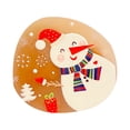 thumbnail image 2 of Xihbxyly La mejor oferta Accesorios para cabello navideños para damas, divertidos estampados de muñecos de nieve, horquillas decorativas lindas para fiestas infantiles, 2 of 2