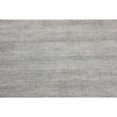 thumbnail image 4 of 4' x 6' Solid Gray Rectangular Wool Area Throw Rug, 4 of 6