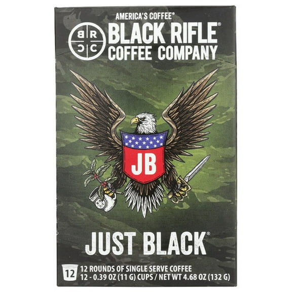 Pack of 6 Black Rifle Coffee Medium Roast Coffee Pods 12 pc 4.68 oz