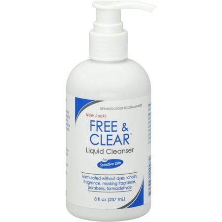 Fragrance Free Liquid Cleanser - Pharmaceutical Specialties Free & Clear Liquid Cleanser, 8 oz