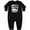 AB-Black, variant on Uncles Lil Racing Buddy Baby Fleece Romper