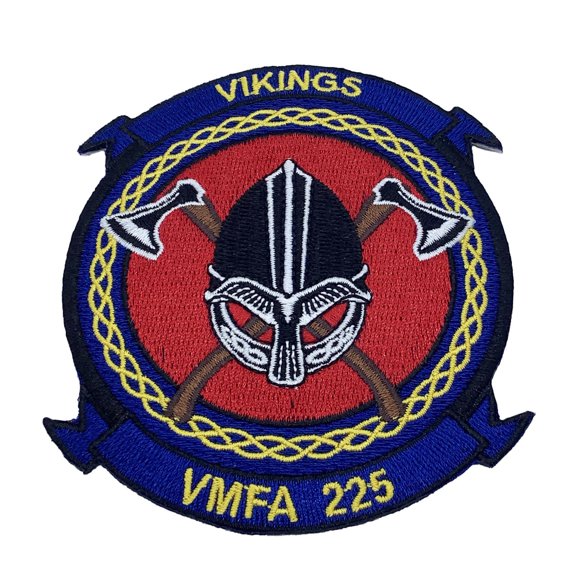 VMFA-225 Vikings Patch - With Hook and Loop