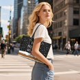 thumbnail image 6 of ZUXONGSY HO Christmas Capybara Print Handbag for Women PU Leather Laptop Tote Bag Lightweight Top Handle Tote Bag with Zippered for Dating Shopping, 6 of 6
