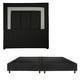 thumbnail image 1 of Box Base Cama King Size + Cabecera Bora Negro, 1 of 7