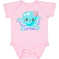 thumbnail image 3 of Inktastic Cute Octopus Blue with Star Boys or Girls Baby Bodysuit, 3 of 5