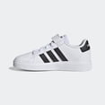 thumbnail image 2 of Tenis Adidas Grand Court Blanco Niño Escolar con Velcro de Cuero, 2 of 5