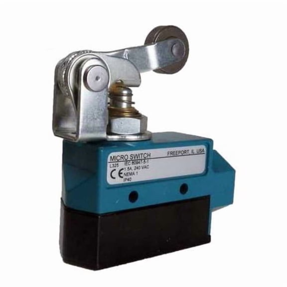 Limit Switch - Compact, SPDT, Roller Lever, 15A 600V AC, Surface Mount BZE6-2RQ2