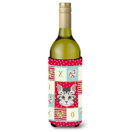 

American Bobtail Cat Wine Bottle Beverage Insulator Hugger