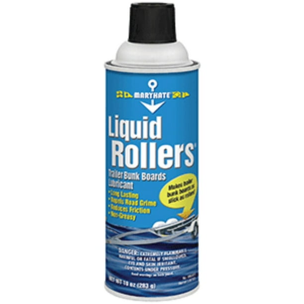 7" Blue and White Marine Liquid Rollers Bunk Lubricant 10oz. Walmart