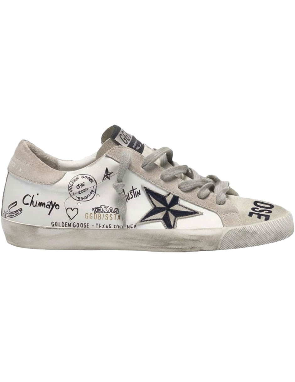 Tenis Golden Goose Super Star Texas para mujer 24 cm Walmart en