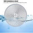 thumbnail image 5 of Non-Slip SilicOnerim Bathtub Drain Protector with Stainless Steel Hair Catching Net, Fine Holes Design for Accelerated Water Flow and Durable Construction Resistant to Rust, 5 of 5