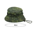 thumbnail image 6 of Grandest Birch Summer Outdoor Hat Camouflage Print Windproof Fixed Strap Round Brim Anti-UV Sunshade Lightweight Fishing Camping Climbing Unisex Cap Sunhat ,Gift, 6 of 7