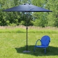 thumbnail image 6 of 9' Outdoor Patio Market Umbrella with Hand Crank and Tilt - Navy Blue, 6 of 6