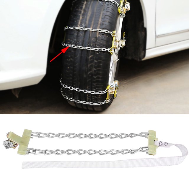 Cadena para neumáticos con clip, cadena para nieve para neumáticos de 235 a 285 mm, cadena antideslizante para neumáticos, fiel a su promesa