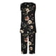 thumbnail image 5 of Conjunto de Verano para las Mujeres Casual Impreso sin Mangas Cuello Redondo Y Pantalones Recortados de Dos Piezas, 5 of 7