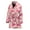 256, variant on Rainbow Pineapple And Flamingo Women Bathrobe One Size Univeral Fits, Flamingos Lover Fashion Lightweight Plush Fleece Long Robe For Women