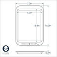 thumbnail image 6 of Nordic Ware Naturals Compact Aluminum Ovenware Baking Sheet, 6 of 6