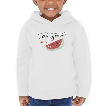 

Buon Ferragosto Fresh Watermelon Hoodie Toddler -Image by Shutterstock 4 Toddler
