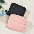 thumbnail image 4 of Cartera pequeña de piel sintética para mujer, tarjetero, tarjetero con cremallera para niñas, 4 of 5