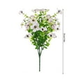 Kissshow Don't Miss Outdoor Artificial Flowers And Green Plants 7head