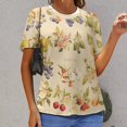 thumbnail image 6 of Various Fruits Women's Short Sleeve Tops Casual Blouses T Shirt, 6 of 6