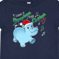 thumbnail image 4 of Inktastic I Want a Hippopotamus for Christmas Hippo in Santa Hat Boys or Girls Baby T-Shirt, 4 of 5