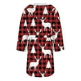 thumbnail image 5 of Peignoirs pour Femmes Peignoir Long Chaud Tendance à Manches Longues d'Hiver Pyjama Robe de Nuit, 5 of 5