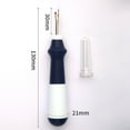 thumbnail image 1 of BUYISI Convenient And Comfortable Grip Ergonomic Design Seam Ripper Cross Stitch Sewing Thread Remover Needlework Tool Black And White, 1 of 5
