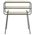 thumbnail image 2 of SAFAVIEH Marcel Retro Mid-Century Three Tier End Table, Light Grey, 2 of 7
