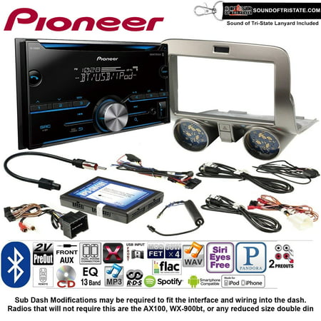 Pioneer FH-S500BT Double Din Radio Install Kit with CD Player Bluetooth Fits 2010-2015 Chevrolet Camaro + Sound of Tri-State