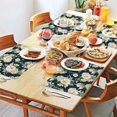 thumbnail image 2 of Pioneer Flower Floral Print Pattern Summer Placemats Table Placemats Set Of 4-Linen Kitchen Washable Placemats Table Mats 12x18 Inch Non-Slip Heat Resistant, 2 of 5