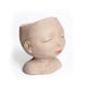 thumbnail image 4 of Maceta Con Forma De Cabeza De Mujer, Resina Atractiva, Cara Femenina, Maceta Única Interesante, Maceta De Cactus Suculenta Decorativa Con Orificio De Drenaje Para Dormitorio, Hogar Al Aire Libre Scienceny HA022960-00, 4 of 5