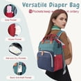 thumbnail image 3 of Mochila JOYCE, bolsa de pañales con cambiador, tamaño grande, 3 of 8