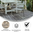 thumbnail image 3 of Flash Furniture Lila Commercial Silver Metal Indoor-Outdoor Restaurant Stack Chair with Metal Triple Slat Back, 3 of 12