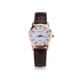 thumbnail image 4 of EeaseMX 2 relojes de cuarzo elegantes y modernos, sencillos y casuales, para parejas (marrón para hombre y marrón para mujer)., 4 of 7
