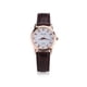 thumbnail image 4 of EeaseMX 2 relojes de cuarzo elegantes y modernos, sencillos y casuales, para parejas (marrón para hombre y marrón para mujer)., 4 of 7