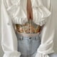 thumbnail image 4 of Larry Women Vintage Angel Print Corset Girdle Boned Waist Shaper Underbust Bustierpangjing, 4 of 4