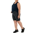 thumbnail image 6 of Athletic Works Women's Plus Printed Core Active Bike Short, 6 of 6