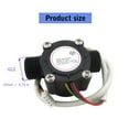 thumbnail image 5 of G1/2 YF-S201 Water Flows Sensors Water Heaters Water Dispenser 3.5-24V 1-30L/min, 5 of 11