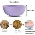 thumbnail image 3 of 5-Pack Unbreakable 5.3in Cereal Bowls Food-Safe Dishwasher & Microwave Safe for Cereal Salad Soup Snacks Purple​, 3 of 8