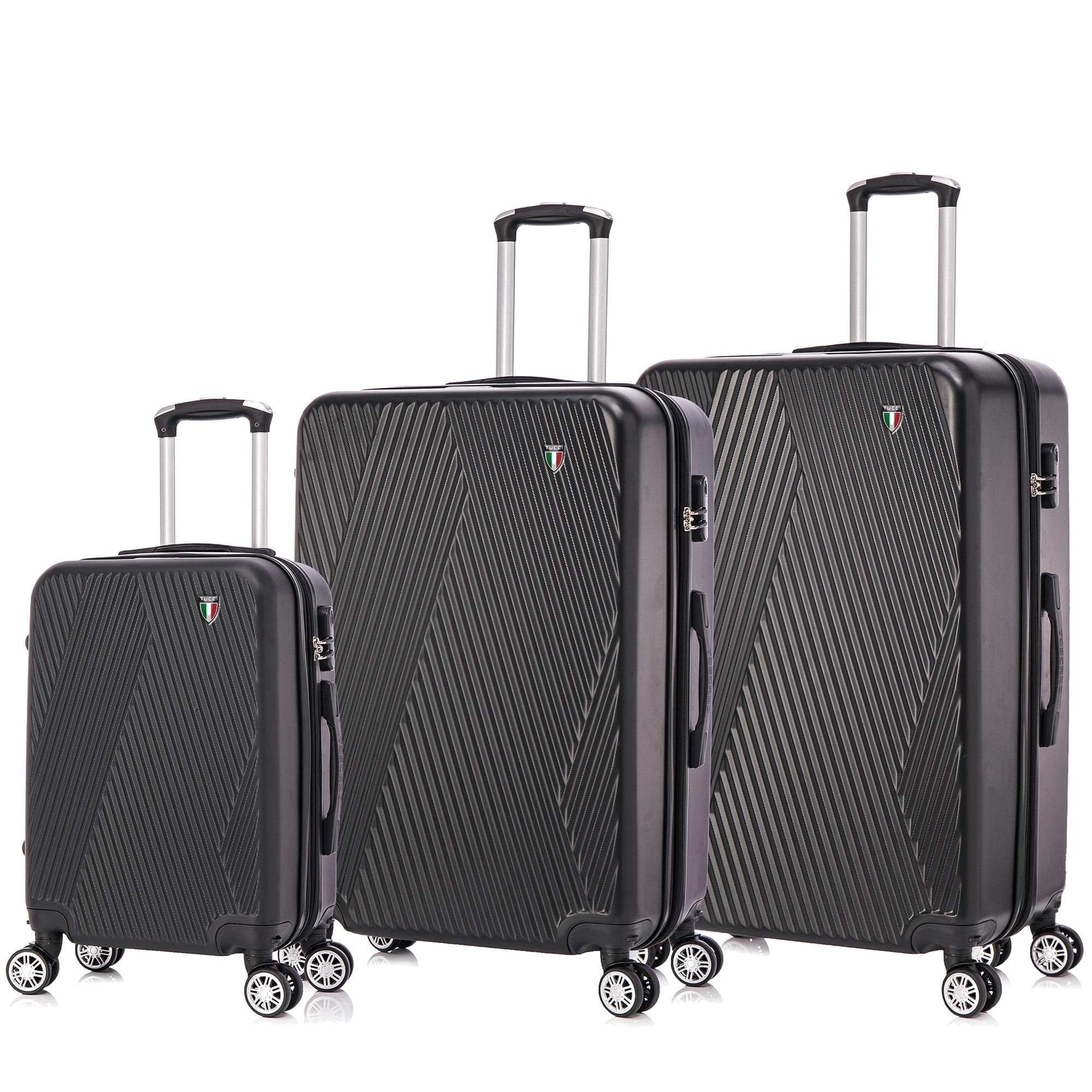 American Tourister Tranquil Black, 3-piece Hardside Spinner