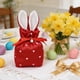 thumbnail image 4 of Bolsa De Tela Con Cordón Bolsa con cordón con orejas de conejo rojo, 1 pieza, juego de bolsas de regalo de conejo de Pascua para recuerdos de fiesta de búsqueda de huevos de Pascua JASKFLY, 4 of 8