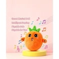thumbnail image 5 of Musical Sensory Interactive Plush Toy with Skin Touch Sensor, Radish Doll Dual Mode Music Toy for Group Play Party Game Christmas Birthday Gift, 5 of 7
