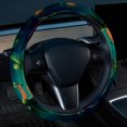 thumbnail image 2 of Fireflies 14.5 Inch Printing PVC Leather Car Wheel Covers Steering Wheel Covers Auto Accessories, 2 of 6